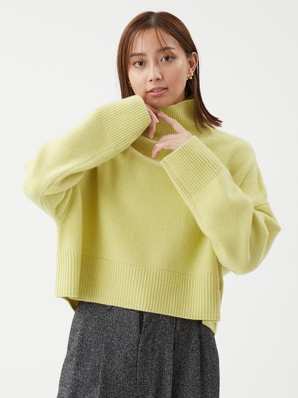 ウールカシミヤタートルネックニット(ニット)｜トップス｜Mila Owen