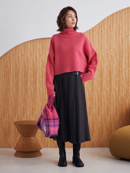 【F.m様】美品！AP STUDIO タートルネックワイド プルオーバー ニット F.m様】美品！AP STUDIO タートルネックワイド プルオーバー ニット