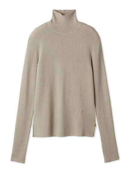 シアーラメタートルネックリブニット(ニット)｜トップス｜Mila Owen