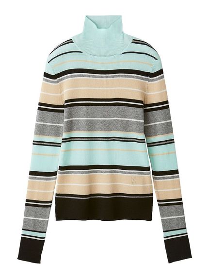 シアーラメタートルネックリブニット(ニット)｜トップス｜Mila Owen