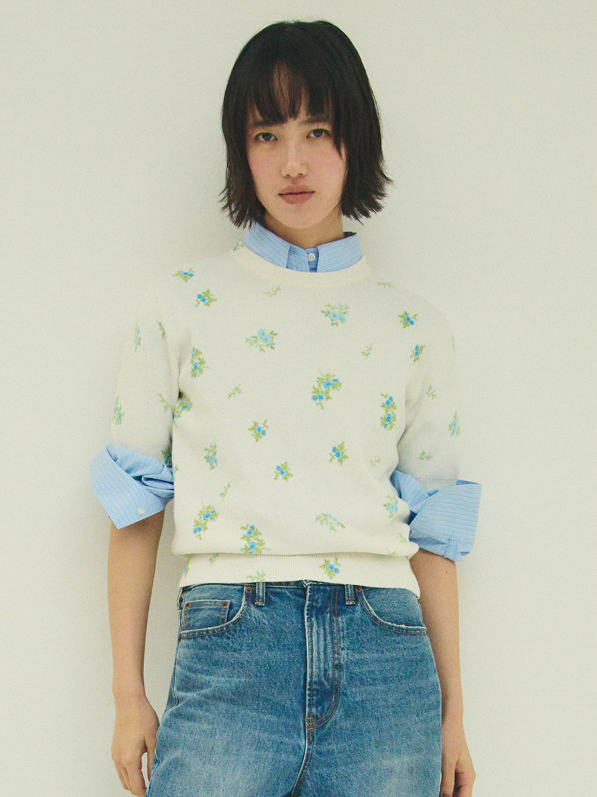 【新品・未着用】ミラオーウェン　アンサンブル New Year's Items🐴🌸 ﾘｱﾙﾊﾞｲしたｱﾝｻﾝﾌﾞﾙﾆｯﾄです♡ #milaowen
