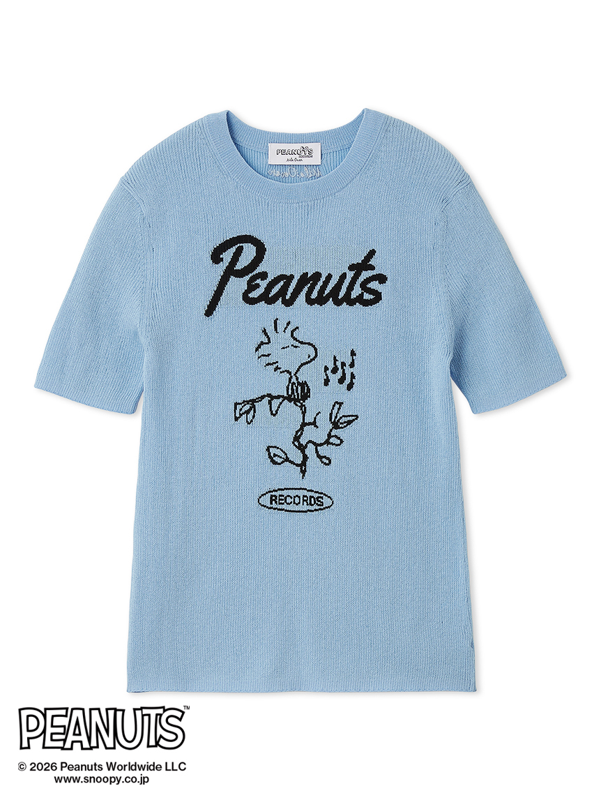 PEANUTS RECORDS】ウッドストックジャガードリブニット(ニット