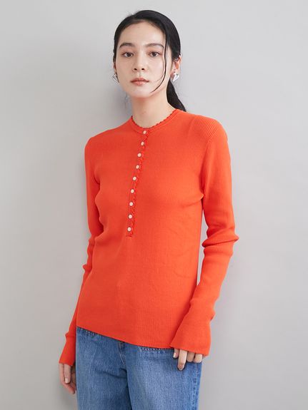極美品エストネーション スカラップヘム スカラクルーネックニット カットソー トップス 商品一覧｜ESTNATION ONLINE STORE｜エストネーション 公式通販