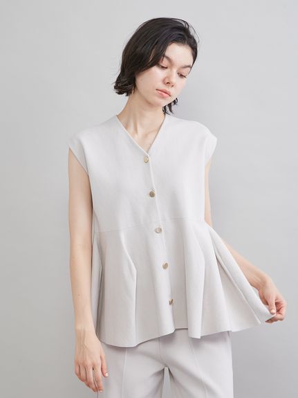 ペプラムデザインＶネックベスト