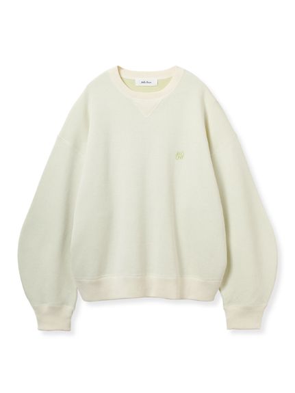 バイカラースウェットライクニット(ニット)｜トップス｜Mila Owen