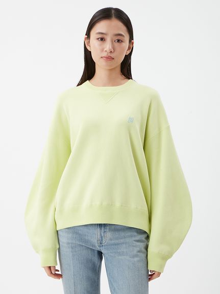 バイカラースウェットライクニット(ニット)｜トップス｜Mila Owen