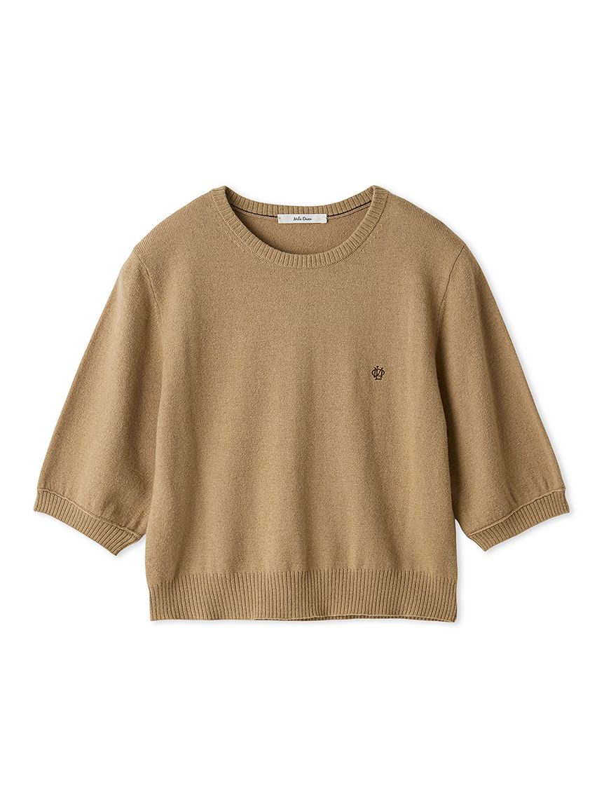 カシミヤ混クロップドニットプルオーバー(ニット・セーター)｜トップス