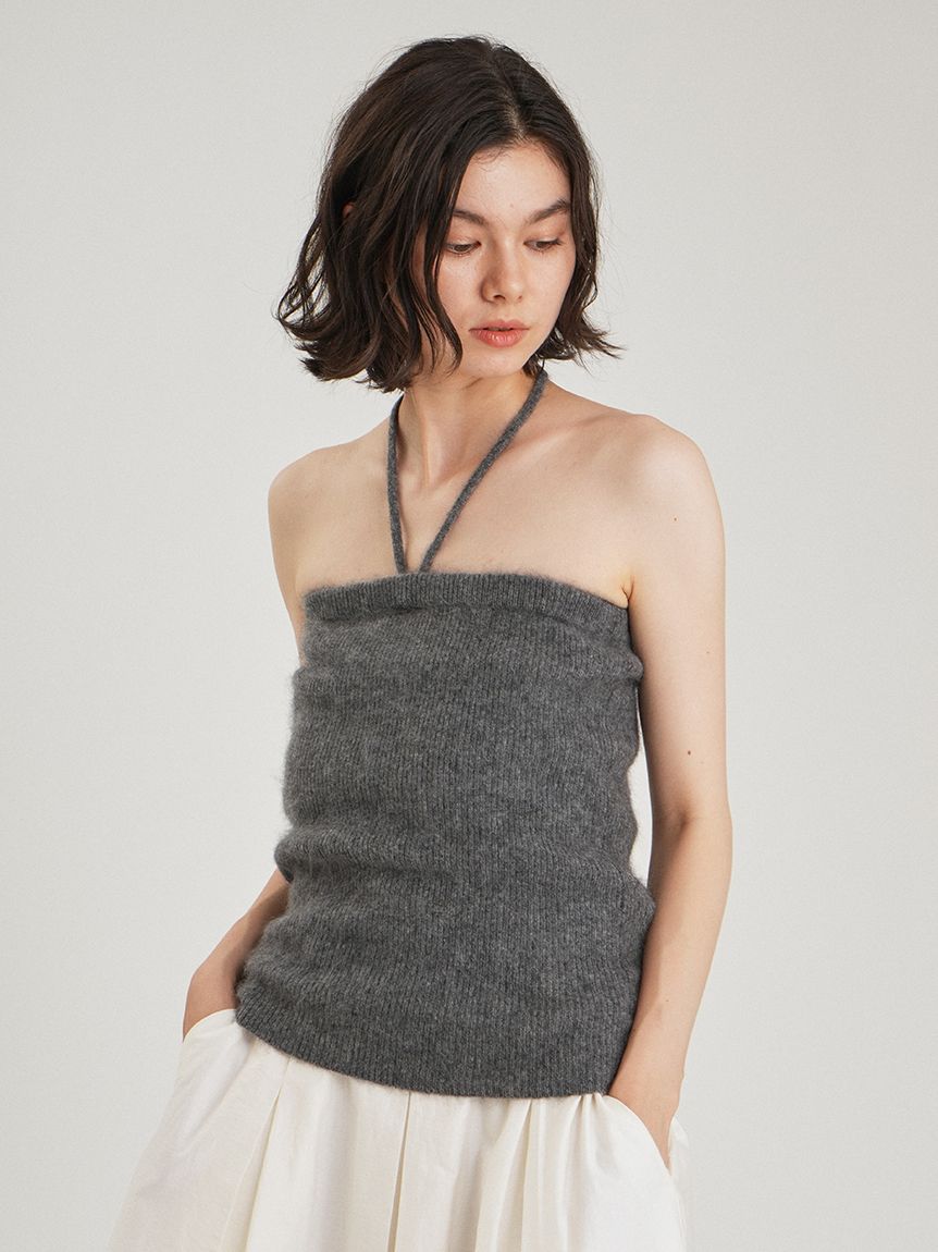 wool100％ミンクタッチ2WAYニット(ニット・セーター)｜トップス｜Mila