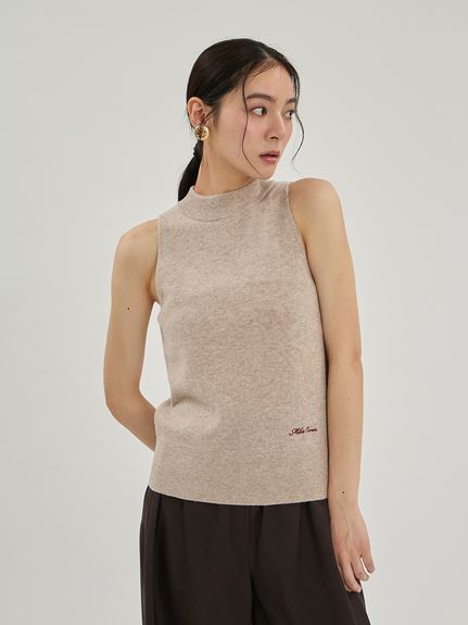 wool100％アメスリタンクニットトップス(ニット・セーター)｜トップス