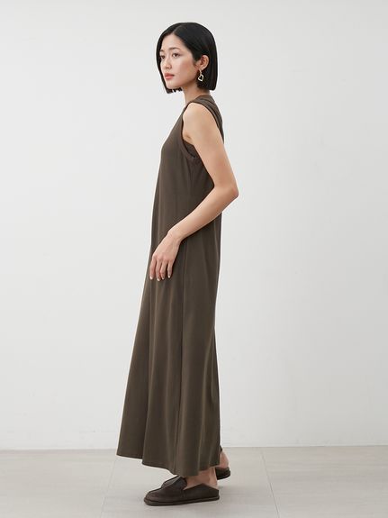 セットアイテム】タンクレイヤードマキシカットソーワンピース(マキシ