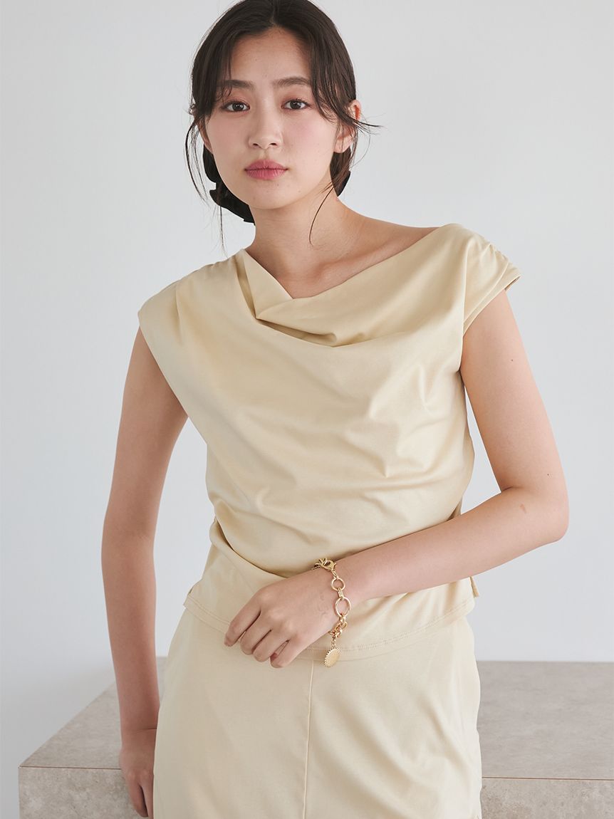 Mila Owen シルキータッチトップス×スカートSET UP シルキータッチトップス×スカートSET UP(セットアップ)｜Mila Owen