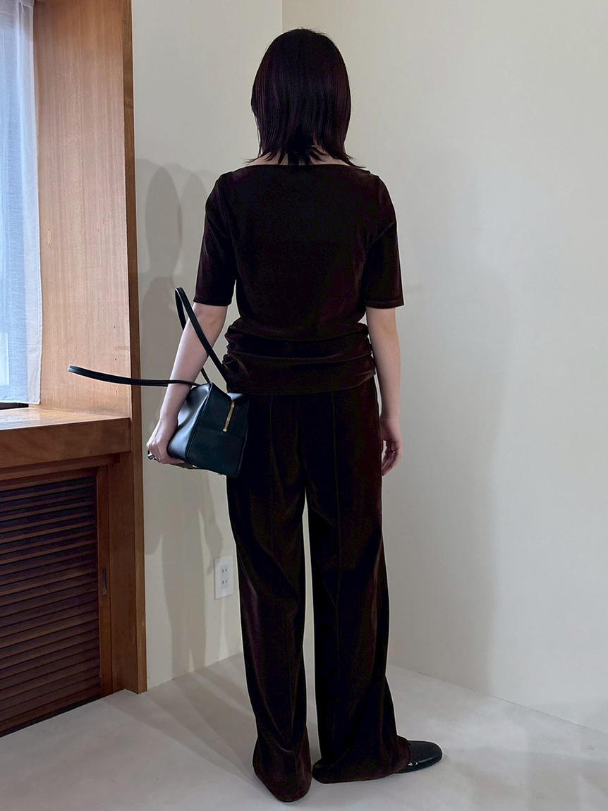 Mila Owen パンツセットアップ Mila Owen 「Mila Owen」 セットアップ 0 グレー レディース