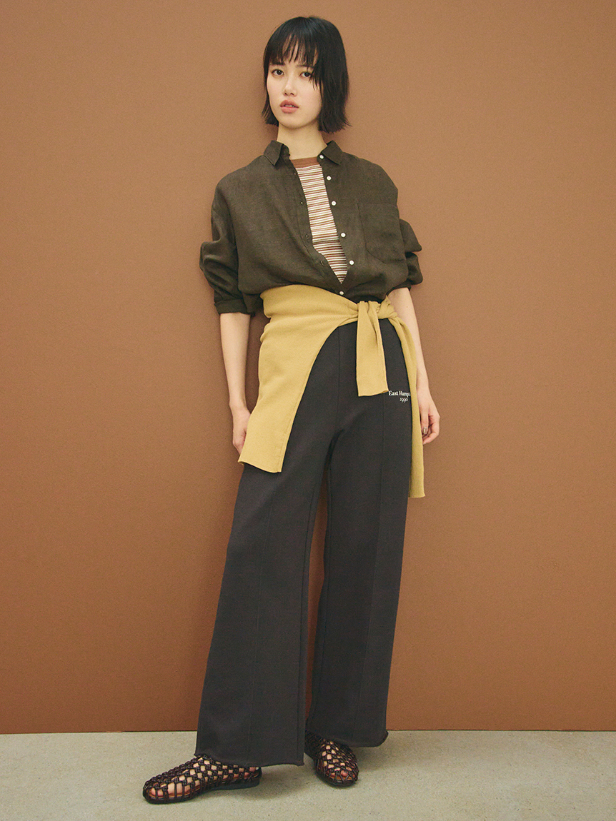 MILA PANTS】ストレートスエットパンツ(ワイドパンツ)｜パンツ｜Mila