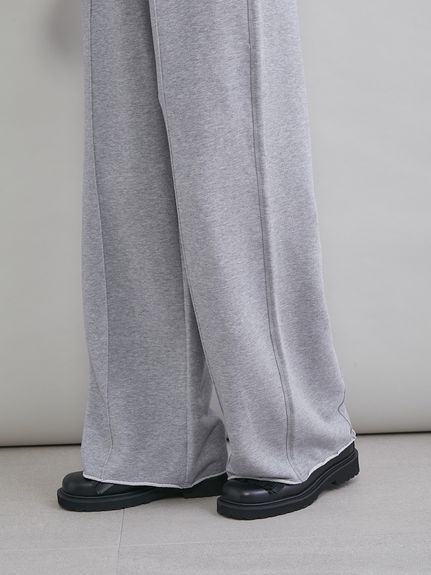 MILA PANTS】ストレートスエットパンツ(ワイドパンツ)｜パンツ｜Mila