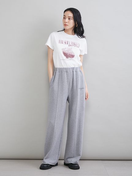 MILA PANTS】ストレートスエットパンツ(ワイドパンツ)｜パンツ｜Mila