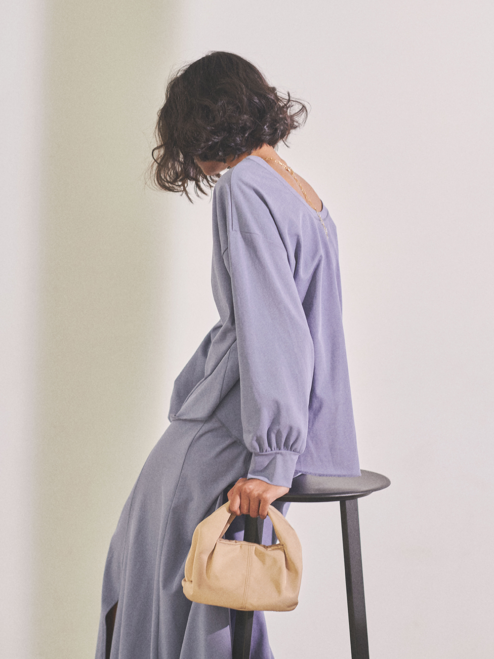 Set Up背中あきロングｔ シャツ Tシャツ トップス Mila Owen ミラオーウェン の通販サイト 公式