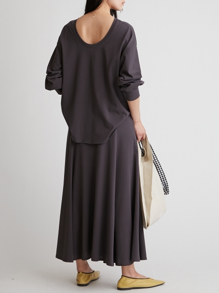 Set Up背中あきロングｔ シャツ Tシャツ トップス Mila Owen ミラオーウェン の通販サイト 公式