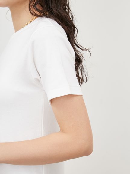 クルーネックコンパクトフライスTシャツ【マシーン クルーネックコンパクトフライスTシャツ【マシーン