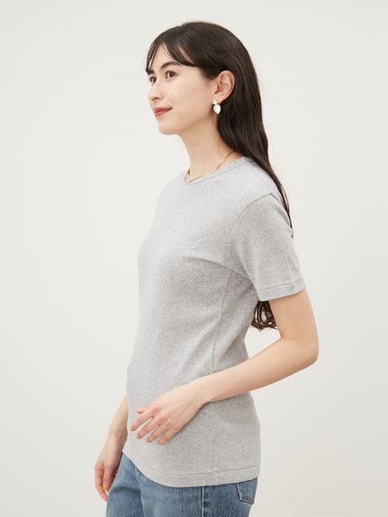フライスコンパクトTシャツ【手洗い可能】(Tシャツ)｜トップス｜Mila 
