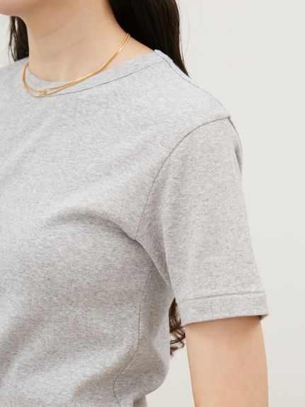 フライスコンパクトTシャツ(カットソー)｜トップス｜Mila Owen
