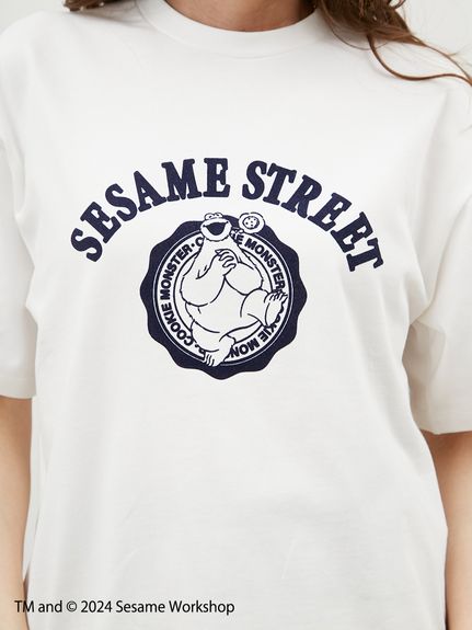 SESAME STREET】カレッジTシャツ(Tシャツ)｜トップス｜Mila Owen