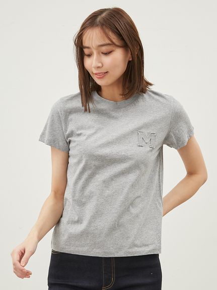 Mロゴ2サイズハイラインTシャツ(カットソー)｜トップス｜Mila