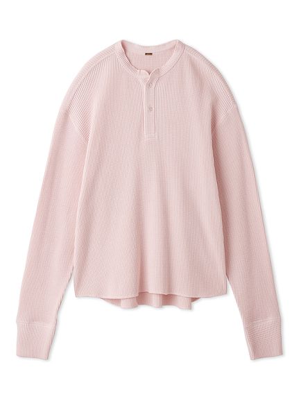 ワッフルヘンリーカットトップス(カットソー)｜トップス｜Mila
