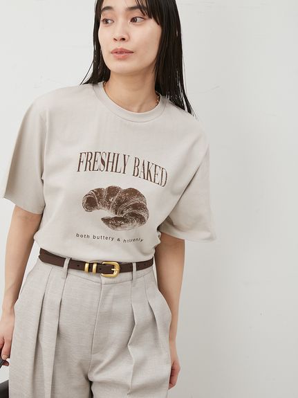 FOODモチーフグラフィックTシャツ(カットソー)｜トップス
