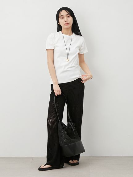 フライスコンパクトTシャツ(カットソー)｜トップス｜Mila Owen