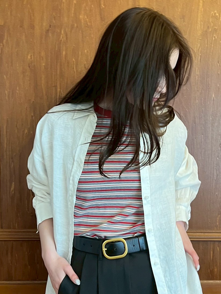 フライスコンパクトTシャツ(カットソー)｜トップス｜Mila Owen