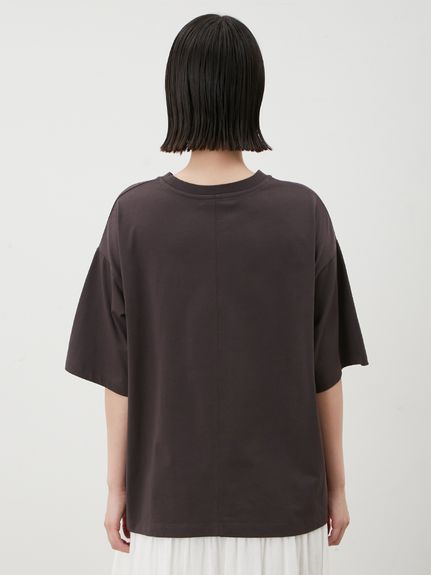 リボンTシャツ ラウンドネック クルーネック リボン S/M/L 韓国風 カジュアル かわいい犬プリント ゆったり ラウンドネック