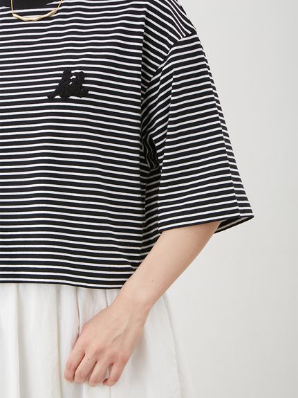 Mロゴ2サイズハイラインTシャツ(Tシャツ)｜トップス｜Mila Owen（ミラ