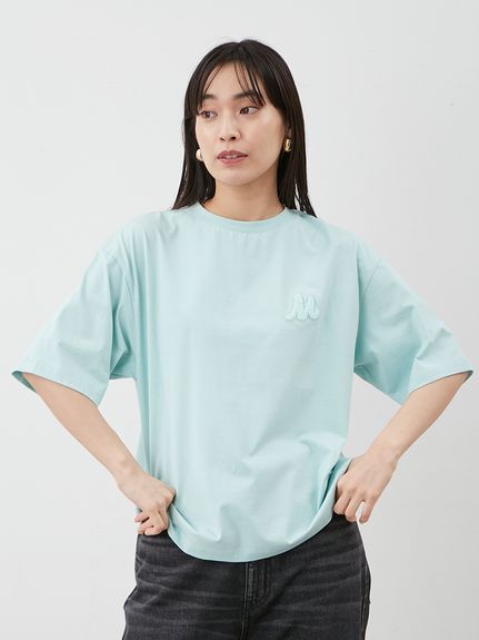 ミラオーウェン カットソー Mロゴ2サイズハイラインTシャツ(Tシャツ)｜トップス｜Mila Owen