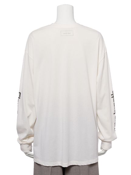 スリーブプリントグラフィックロンT(Tシャツ)｜トップス｜Mila Owen