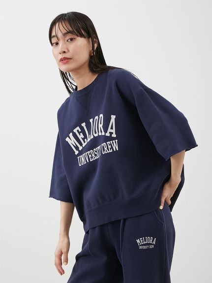 ミラオーウェン　新品　完売品ハーフジップスウェットプルオーバー　ブラック Mila Owen（ミラオーウェン）の「ハーフジップスウェットプル