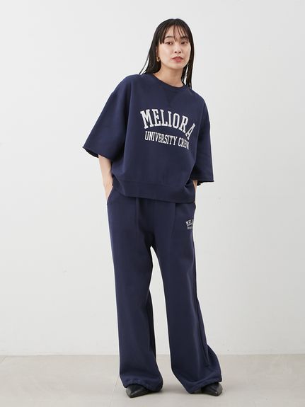 セットアップ対応】半袖コットンスウェットプルオーバー(プルオーバー