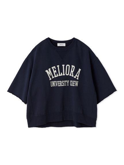 セットアップ対応】半袖コットンスウェットプルオーバー(プルオーバー