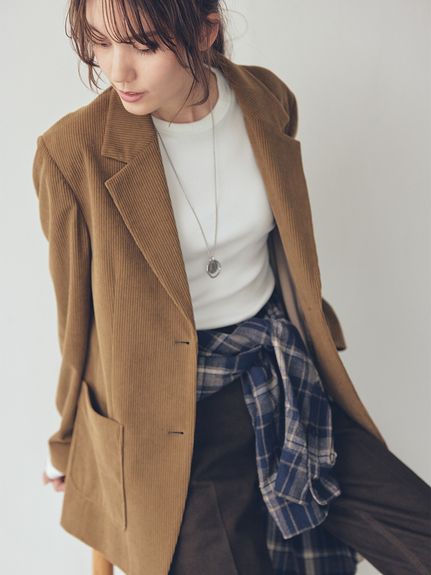 テレコクルーネックプルオーバー(プルオーバー)｜トップス｜Mila Owen