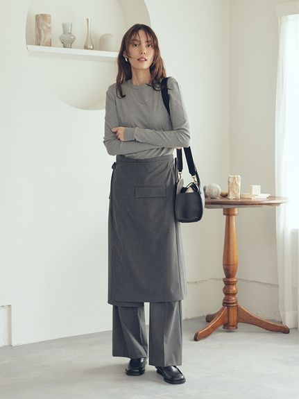 テレコクルーネックプルオーバー(プルオーバー)｜トップス｜Mila Owen