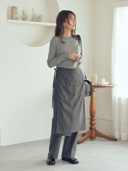 テレコクルーネックプルオーバー(プルオーバー)｜トップス｜Mila Owen