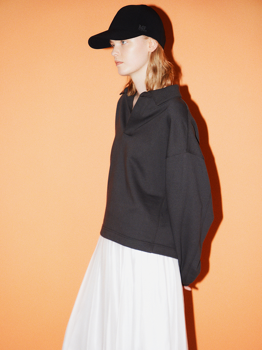 Mila Owen ショート丈ラガースウェットトップスPNK Mila Owen tシャツ ショート丈ラガースウェットトップス「手洗い