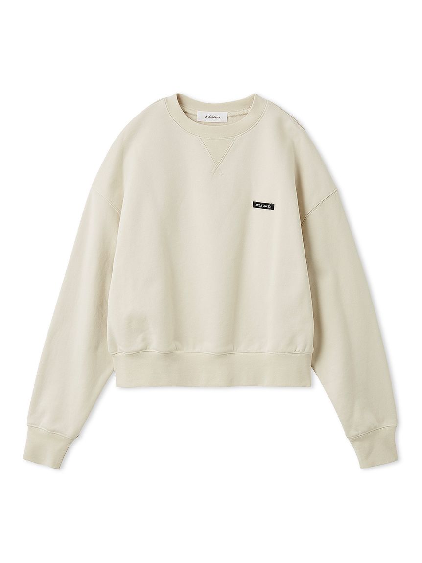 Mila Owen ショート丈ラガースウェットトップス PNK/F MilaOwen ショート丈ラガースウェットトップス(GRY) - メルカリ