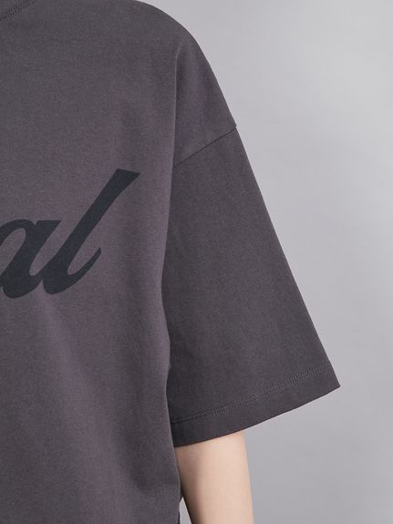 ショート丈ワイドグラフィックTシャツ(Tシャツ)｜トップス｜Mila Owen