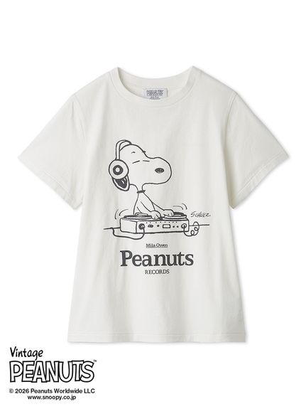 PEANUTS RECORDS】スヌーピーTシャツ(Tシャツ)｜トップス｜Mila Owen