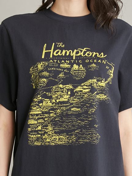 MapPatternグラフィックTシャツ(Tシャツ)｜トップス｜Mila