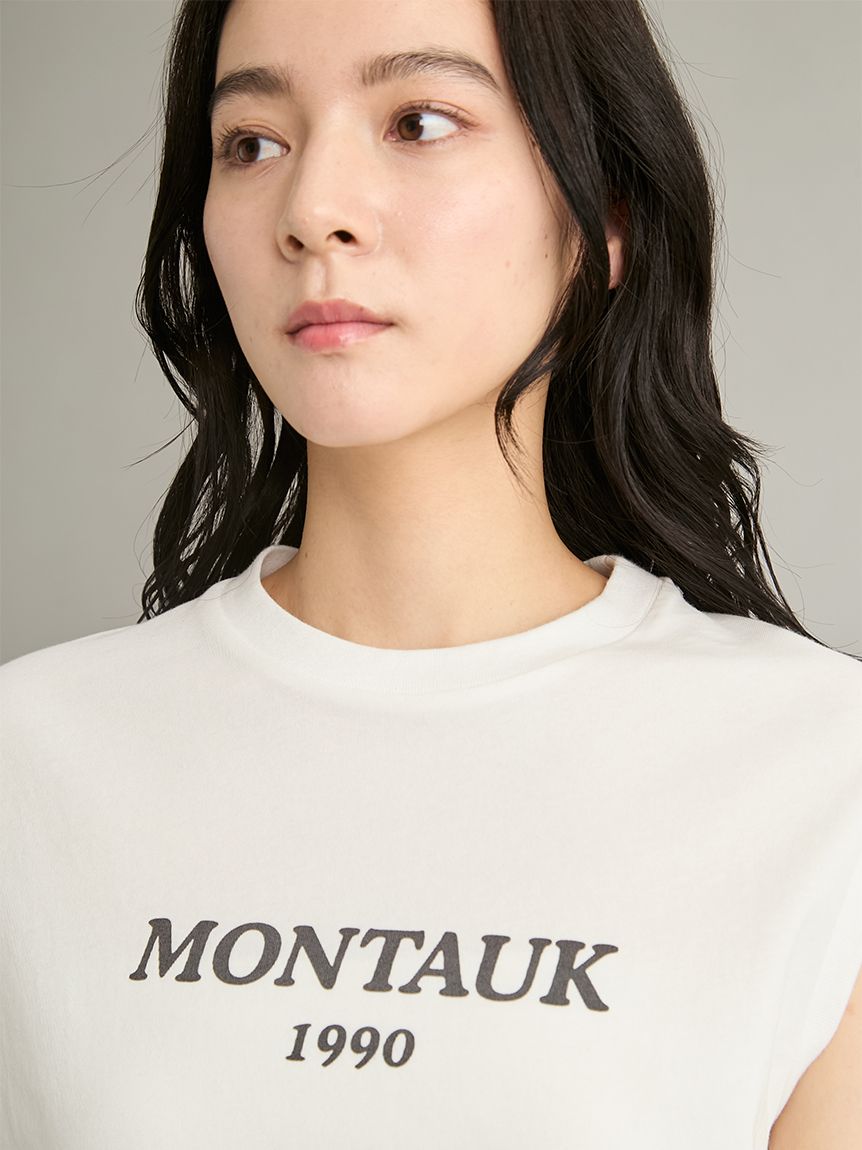 グラフィックノースリーブTシャツ(Tシャツ)｜トップス｜Mila Owen