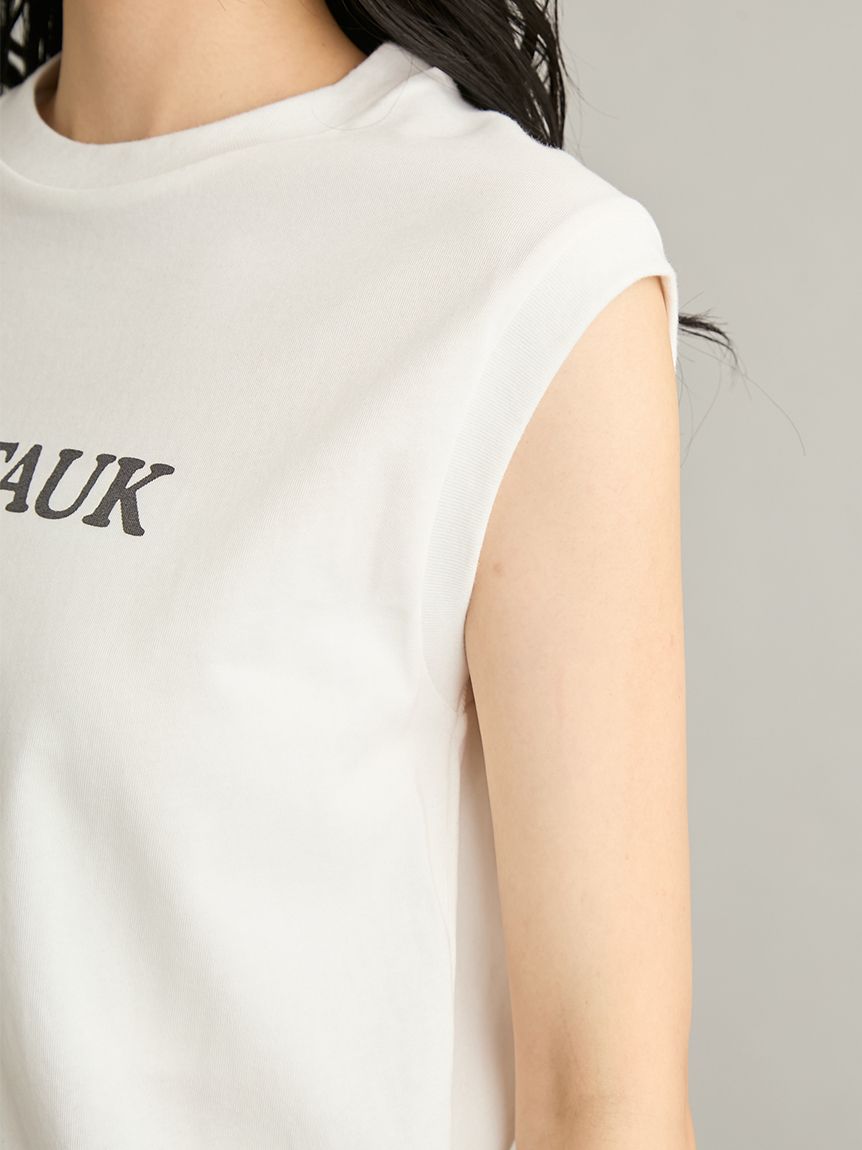 グラフィックノースリーブTシャツ(Tシャツ)｜トップス｜Mila Owen
