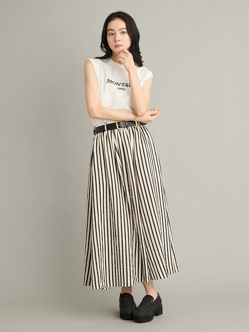 ◆タグ付き未使用【ジュンコキトウ】ベスト/ノースリーブブラウス/ミラショーン グラフィックノースリーブTシャツ(Tシャツ)｜トップス｜Mila Owen