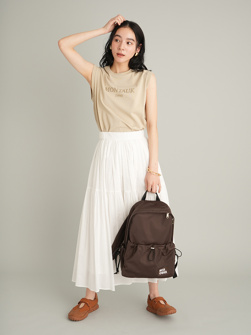 新品 Mila Owen  Tシャツライクノースリーブブラウス Mila Owen - 新品 Mila Owen Tシャツライクノースリーブブラウスの通販