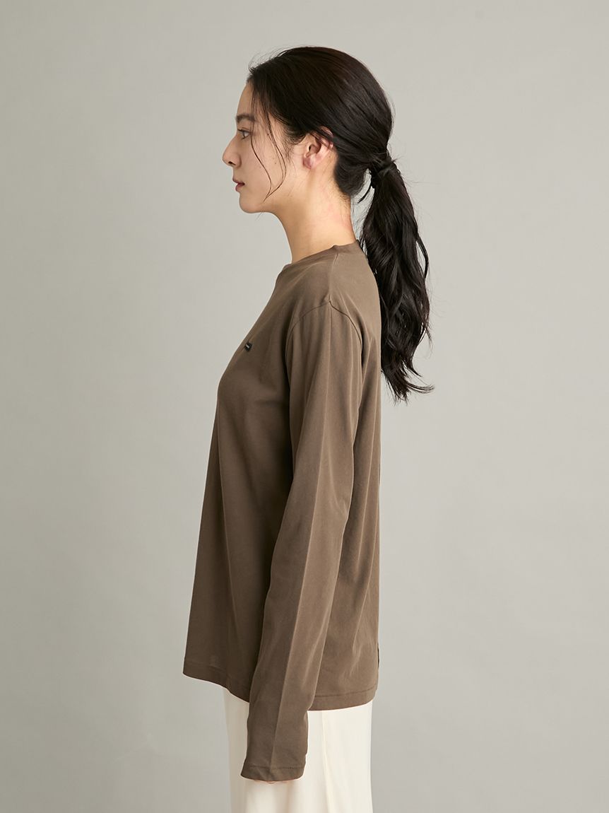 強撚天竺シアー長袖カットソー(Tシャツ)｜トップス｜Mila Owen（ミラ